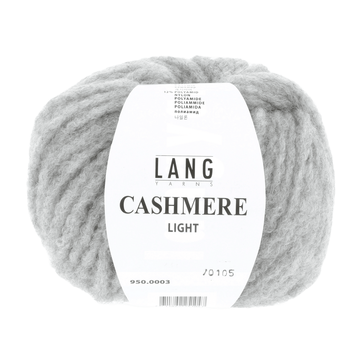 Lang Yarns Knitting Pattern DG - 2 balls / light grey mélange 950.0003 STELLA Hat Pattern Bundle in Cashmere Light by LANGYARNS | Punto 60-009