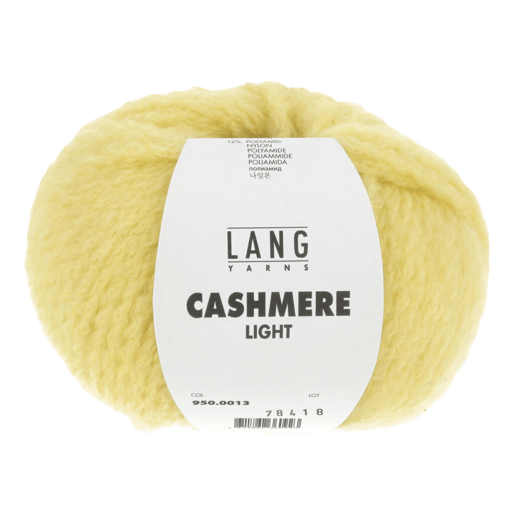 Lang Yarns Knitting Pattern DG - 2 balls / light yellow 950.0013 STELLA Hat Pattern Bundle in Cashmere Light by LANGYARNS | Punto 60-009