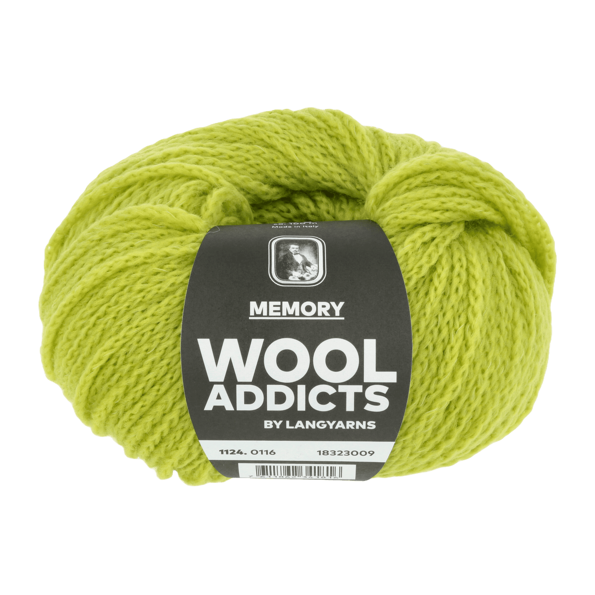 Lang Yarns Knitting Pattern DG - 2 balls / MATCHA 1124.0116 GREEN HORIZON Hat Pattern Bundle in Memory by LANGYARNS | WOOLADDICTS #13-014