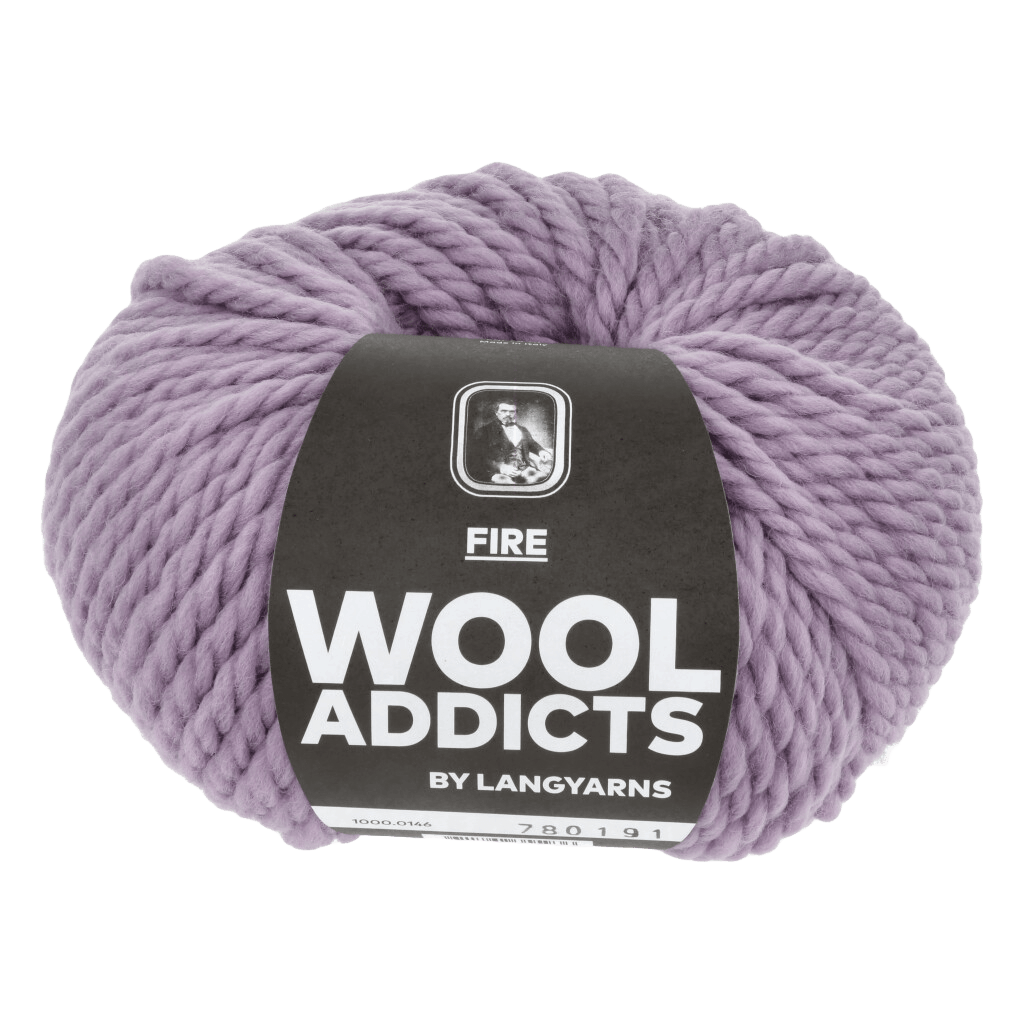 Lang Yarns Knitting Pattern DG - 2 balls / mauve 1000.0146 FIRED CLAY Hat Pattern Bundle in Fire by LANGYARNS | WOOLADDICTS #13-028