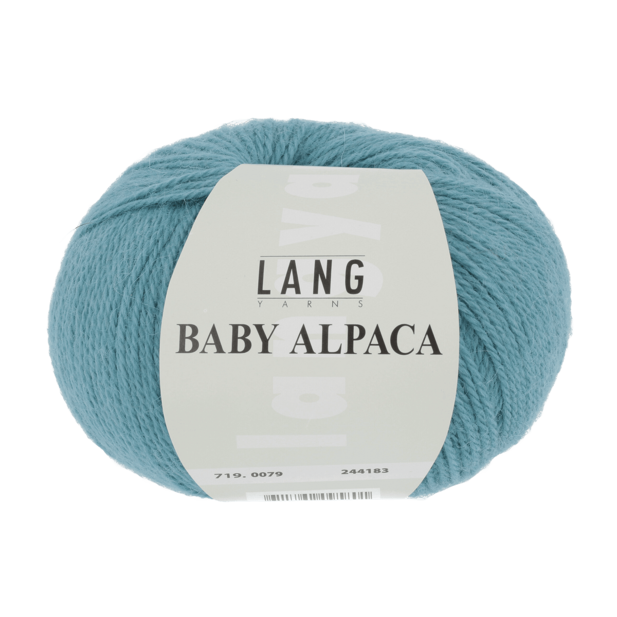 Lang Yarns Knitting Pattern DG - 2 balls / turquoise 719.0079 LAURIANE Hat Pattern Bundle in Baby Alpaca by LANGYARNS | Punto 76-013