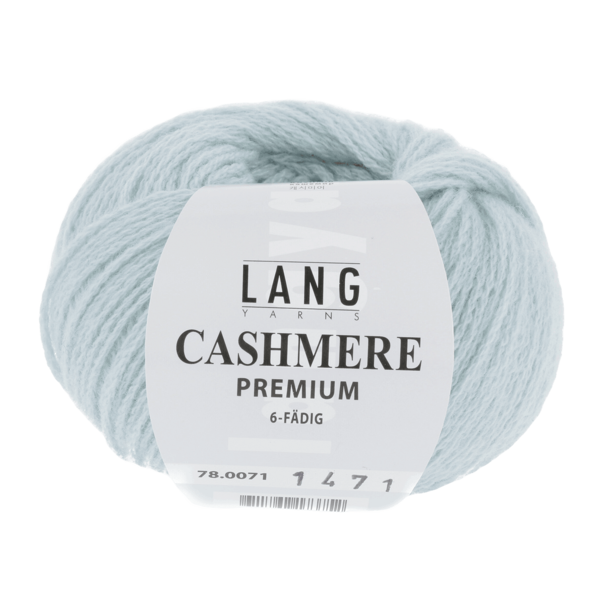 Lang Yarns Knitting Pattern DG - 3 balls / ice blue 78.0071 ULRIKE Hat Pattern Bundle in Cashmere Premium by LANGYARNS | Punto 60-016