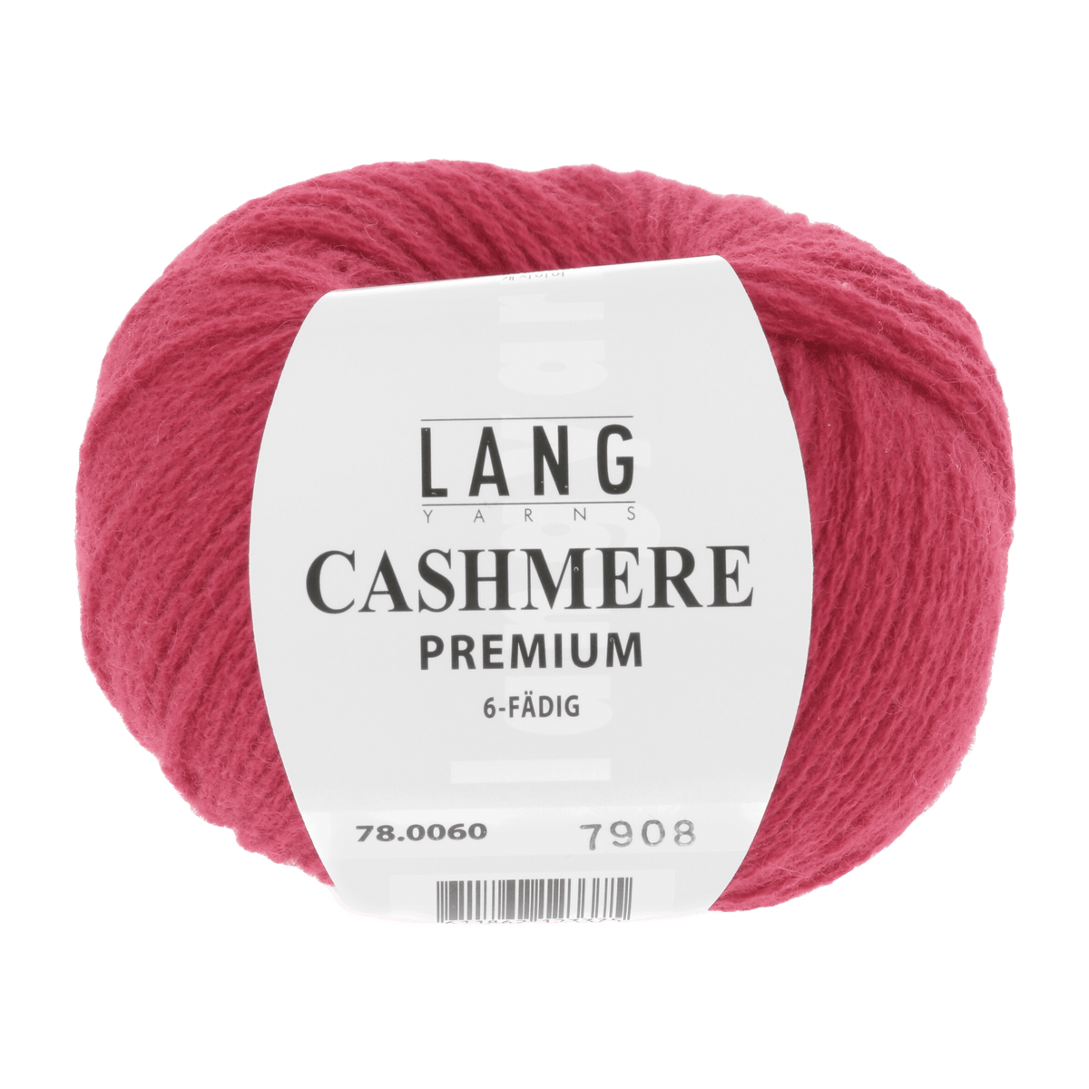 Lang Yarns Knitting Pattern DG - 3 balls / red 78.0060 ULRIKE Hat Pattern Bundle in Cashmere Premium by LANGYARNS | Punto 60-016