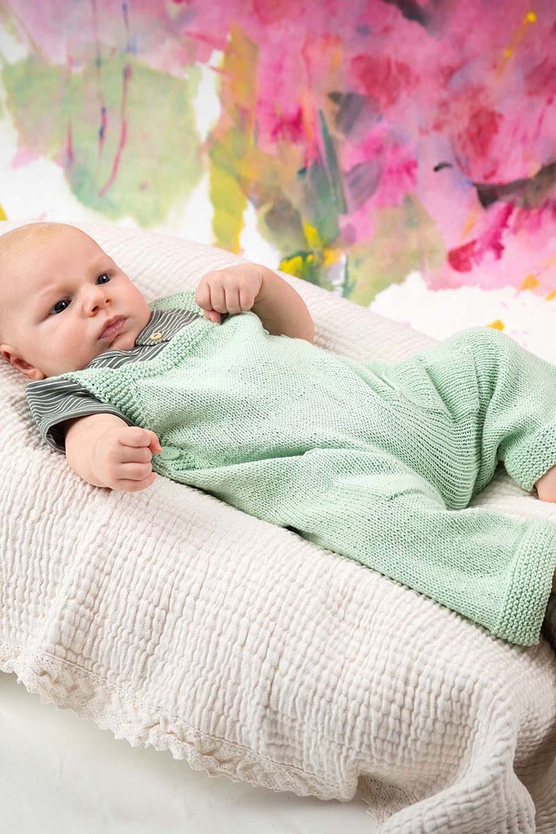 Lang Yarns Knitting Pattern Dungarees Pattern Bundle in BABY COTTON by LANGYARNS | Punto 36-014