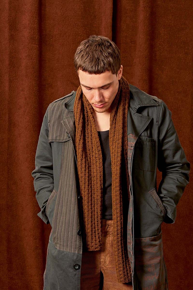 Lang Yarns Knitting Pattern ED Scarf Pattern Bundle in Yak by LANGYARNS | Fatto a Mano 282-033