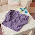 Lang Yarns Knitting Pattern ELINA Sweater Pattern Bundle in Merino 200 Bébé by LANGYARNS | Punto 80-010