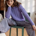 Lang Yarns Knitting Pattern ELLE Sweater Pattern Bundle in CASHMERE PREMIUM by LANGYARNS | Punto 78-002