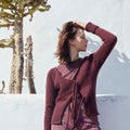 Lang Yarns Knitting Pattern ENTWINED Top Down Cardigan Pattern Bundle in Memory by LANGYARNS | WOOLADDICTS #13-033