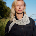 Lang Yarns Knitting Pattern ESTELLE Triangular shawl Pattern Bundle in Cashmere Extra Lace by LANGYARNS | Punto 94-006