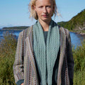 Lang Yarns Knitting Pattern ESTHER Triangular shawl Pattern Bundle in Cashmere Extra Lace by LANGYARNS | Punto 94-004