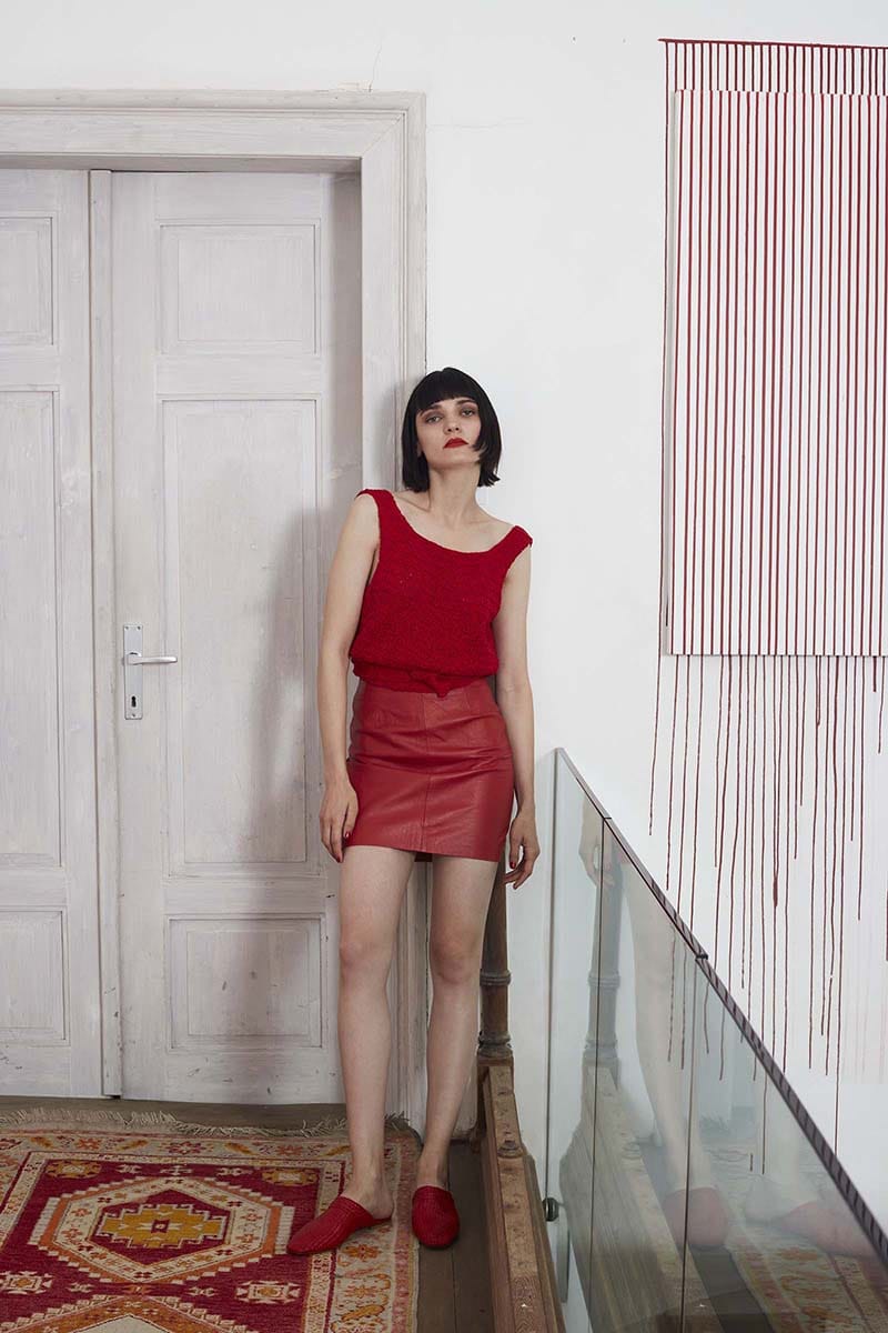 Lang Yarns Knitting Pattern FEMME FATALE Top Pattern Bundle in Pride by LANGYARNS | WOOLADDICTS #12-018