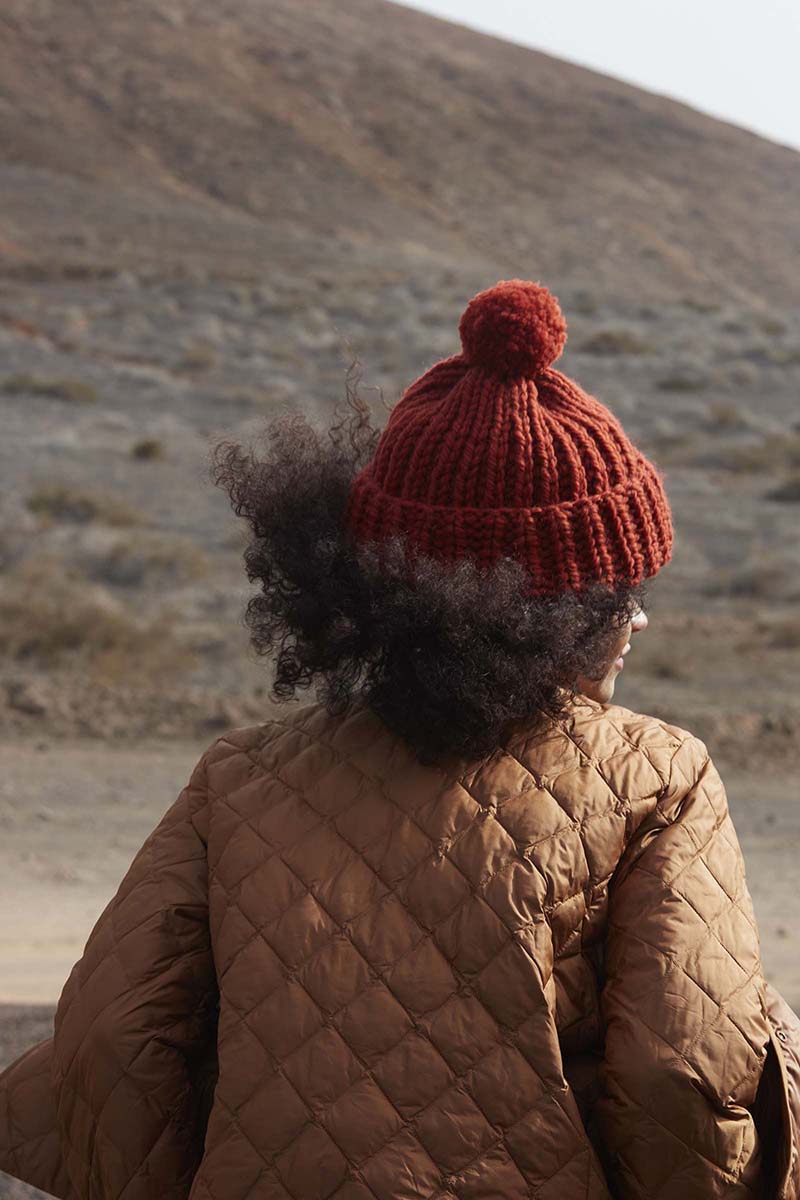 Lang Yarns Knitting Pattern FIRED CLAY Hat Pattern Bundle in Fire by LANGYARNS | WOOLADDICTS #13-028