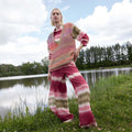 Lang Yarns Knitting Pattern GAELLE Slipover Pattern Bundle in Illusion by LANGYARNS | Punto 81-008