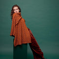 Lang Yarns Knitting Pattern GILLIAN Shawl Pattern Bundle in Nomad by LANGYARNS | Fatto a Mano 286-003