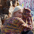 Lang Yarns Knitting Pattern GOOD MOVES Top Down Sweater Pattern Bundle in Move 8ply by LANGYARNS | Punto 79-010