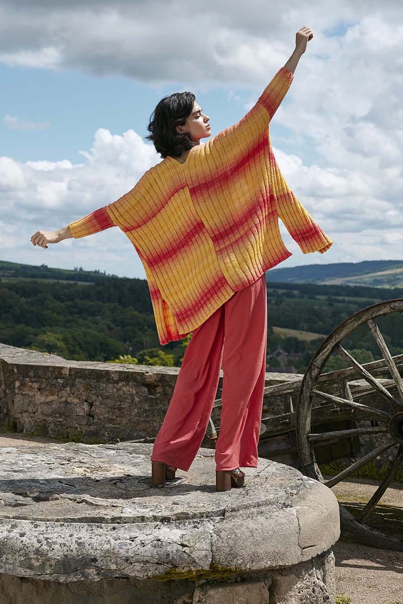 Lang Yarns Knitting Pattern GRAND ENTRANCE Cardigan Pattern Bundle in Glow by LANGYARNS | WOOLADDICTS #14-016