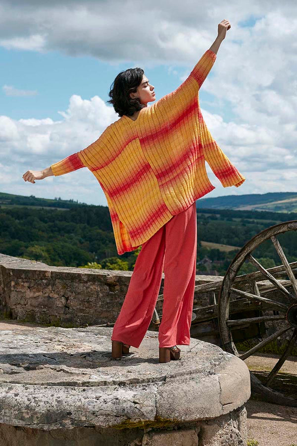 GRAND-ENTRANCE Cardigan Pattern Kit in GLOW by WOOLADDICTS | WOOLADDICTS #14-016