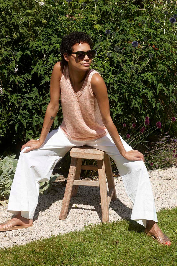GRAPEFRUIT-SPRITZ Slipover Pattern Kit in GLOW by WOOLADDICTS | WOOLADDICTS #14-005