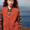 Lang Yarns Knitting Pattern GRIAN Vest Pattern Bundle in Donegal Tweed+ by LANGYARNS | Punto 87-085