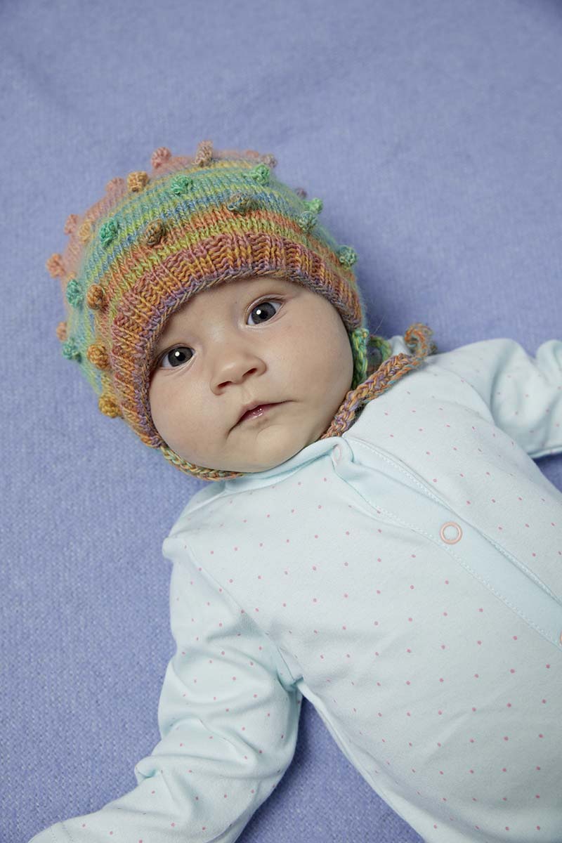 Lang Yarns Knitting Pattern Hat Pattern Bundle in MILLE COLORI BABY by LANGYARNS | Punto 24-007
