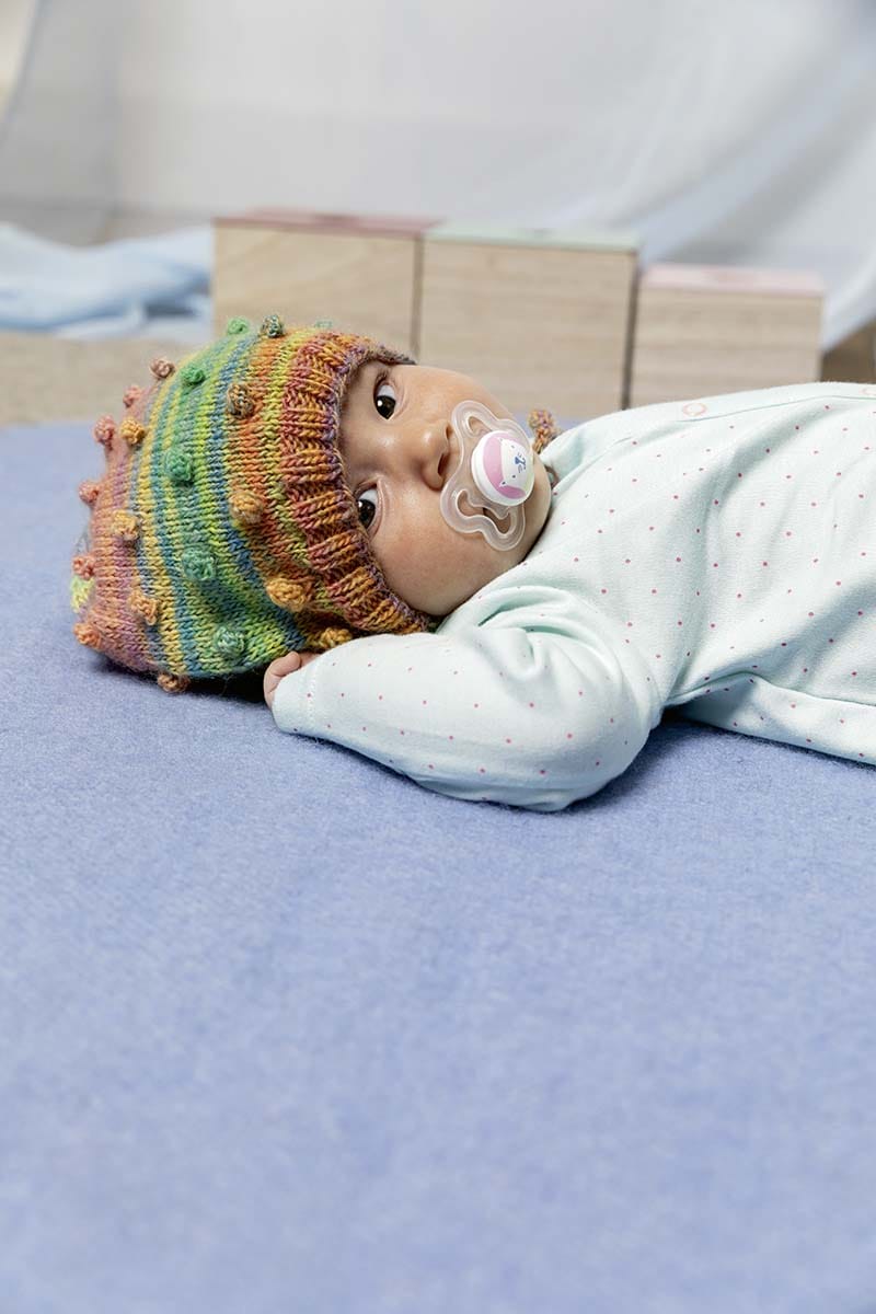Lang Yarns Knitting Pattern Hat Pattern Bundle in MILLE COLORI BABY by LANGYARNS | Punto 24-007