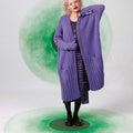 Lang Yarns Knitting Pattern HEATHER Coat Pattern Bundle in Suri Alpaca by LANGYARNS | Fatto a Mano 282-055