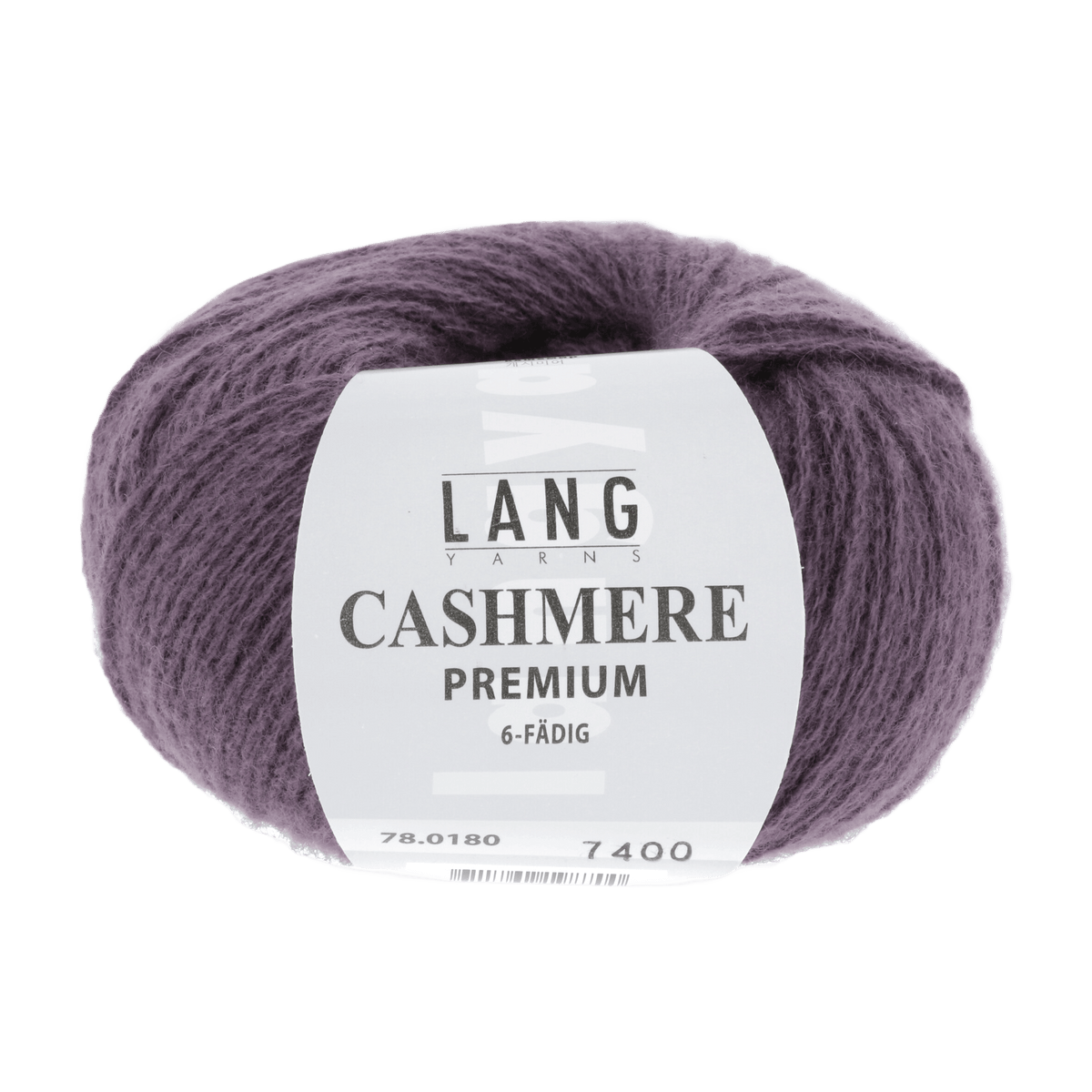 Lang Yarns Knitting Pattern HG - 3 balls / eggplant mélange 78.0180 VINCENT Hat Pattern Bundle in Cashmere Premium by LANGYARNS | Fatto a Mano 282-049