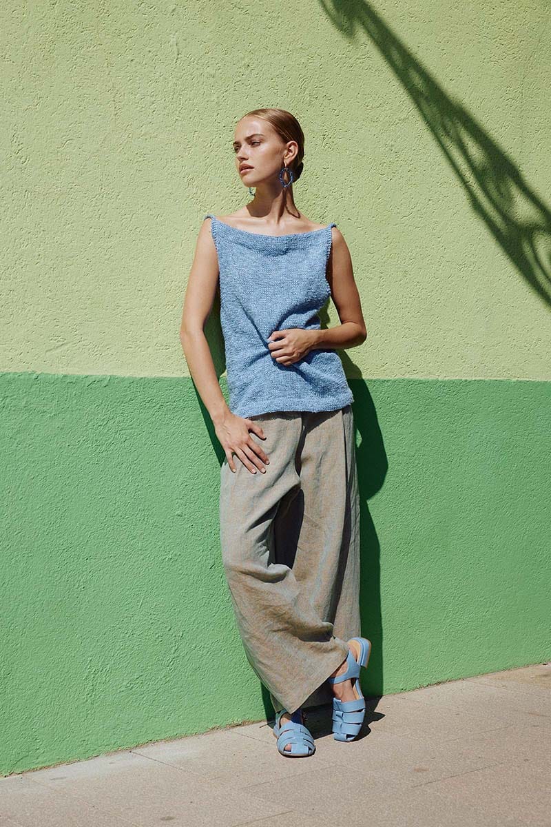 Lang Yarns Knitting Pattern IDLE HOUR Top Pattern Bundle in Pride by LANGYARNS | WOOLADDICTS #16-003