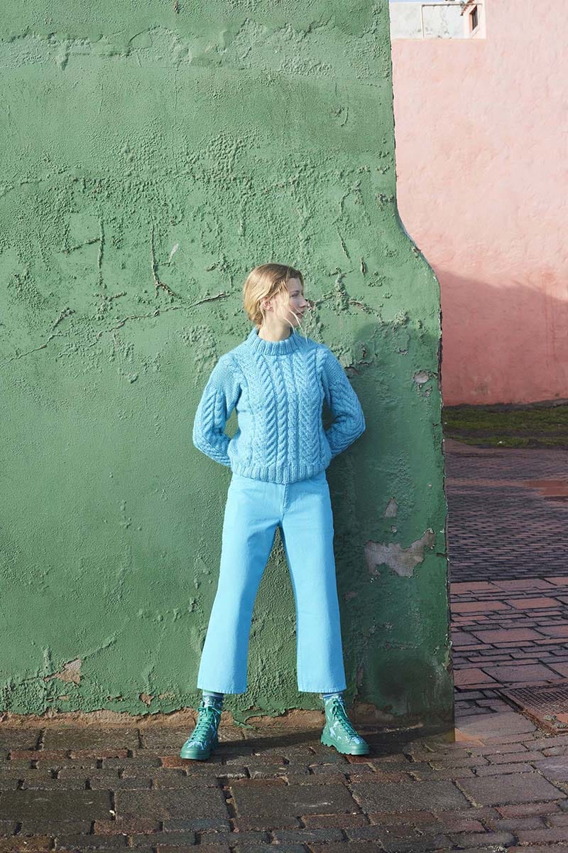 Lang Yarns Knitting Pattern INNER PEACE Sweater Pattern Bundle in GLORY by LANGYARNS | WOOLADDICTS #11-025
