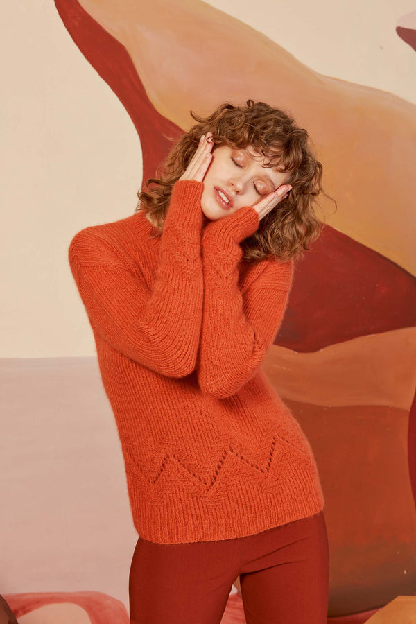 ISOLDE Sweater Pattern Kit in CASHMERE LIGHT by LANGYARNS | Fatto a Mano 278-048