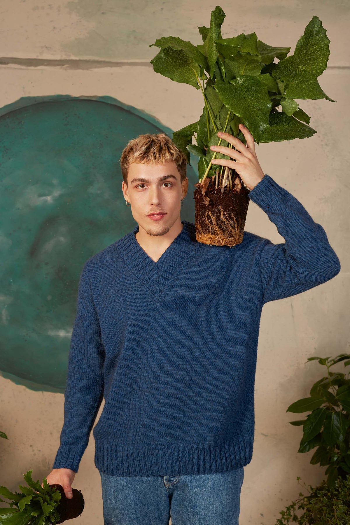Lang Yarns Knitting Pattern JACOB Men's sweater Pattern Bundle in YAK by LANGYARNS | Fatto a Mano 278-028