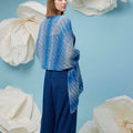 Lang Yarns Knitting Pattern Janina Shawl Pattern Bundle in Linello by LANGYARNS | Fatto a Mano 288-055