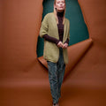 Lang Yarns Knitting Pattern JENNA Cardigan Pattern Bundle in Avalon by LANGYARNS | Fatto a Mano 286-017