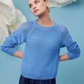 Lang Yarns Knitting Pattern Jorunn Sweater Pattern Bundle in Oceania by LANGYARNS | Fatto a Mano 288-059