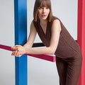 Lang Yarns Knitting Pattern JOSEFIEN Vest Pattern Bundle in Amira by LANGYARNS | Fatto a Mano 280-015