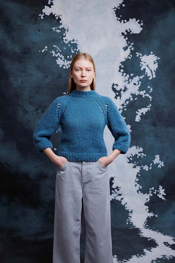 JOSIE Sweater Pattern Kit in AVALON by LANGYARNS | Fatto a Mano 286-050