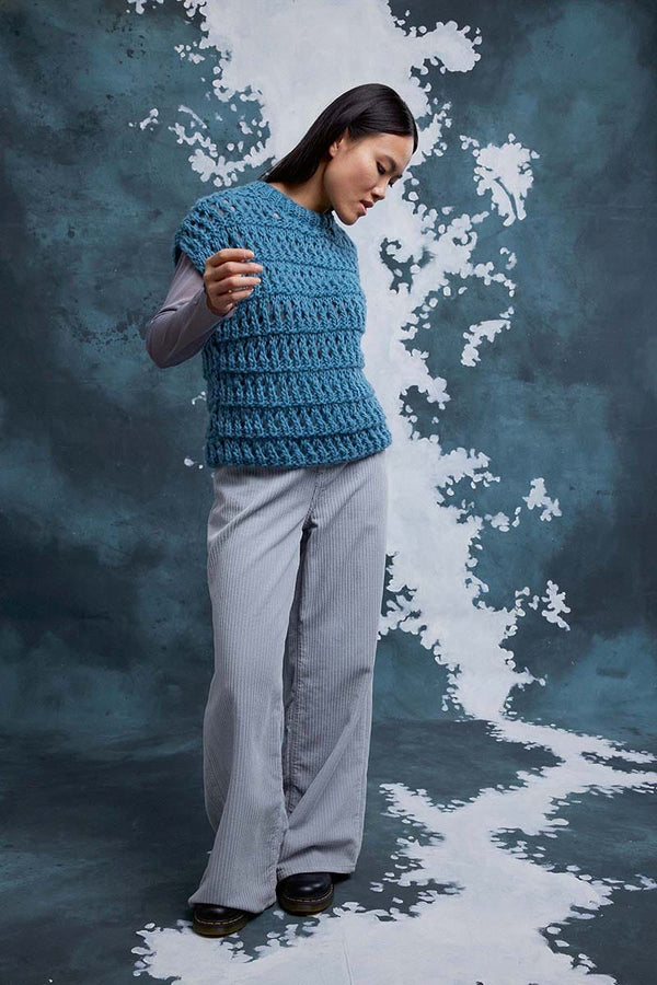 JULIETTA Slipover Pattern Kit in AVALON by LANGYARNS | Fatto a Mano 286-051