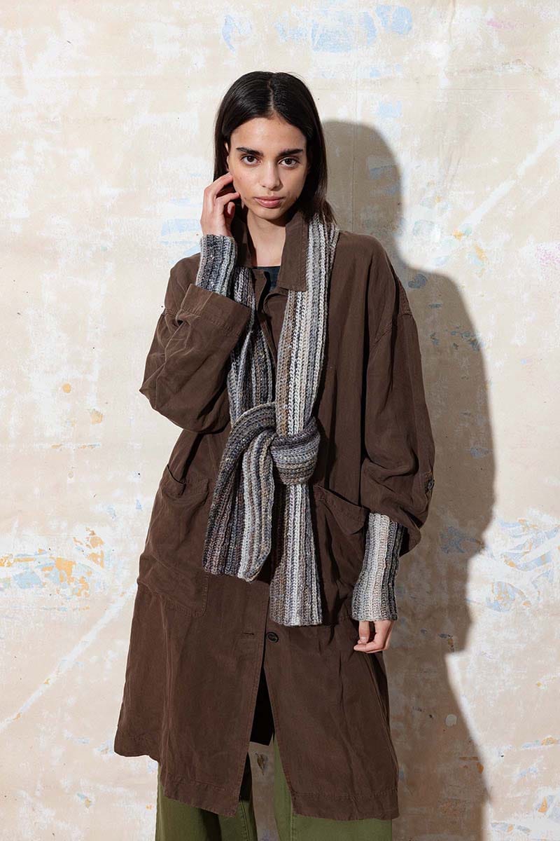 Lang Yarns Knitting Pattern KAREN Scarf Pattern Bundle in Magnolia by LANGYARNS | Punto 74-004