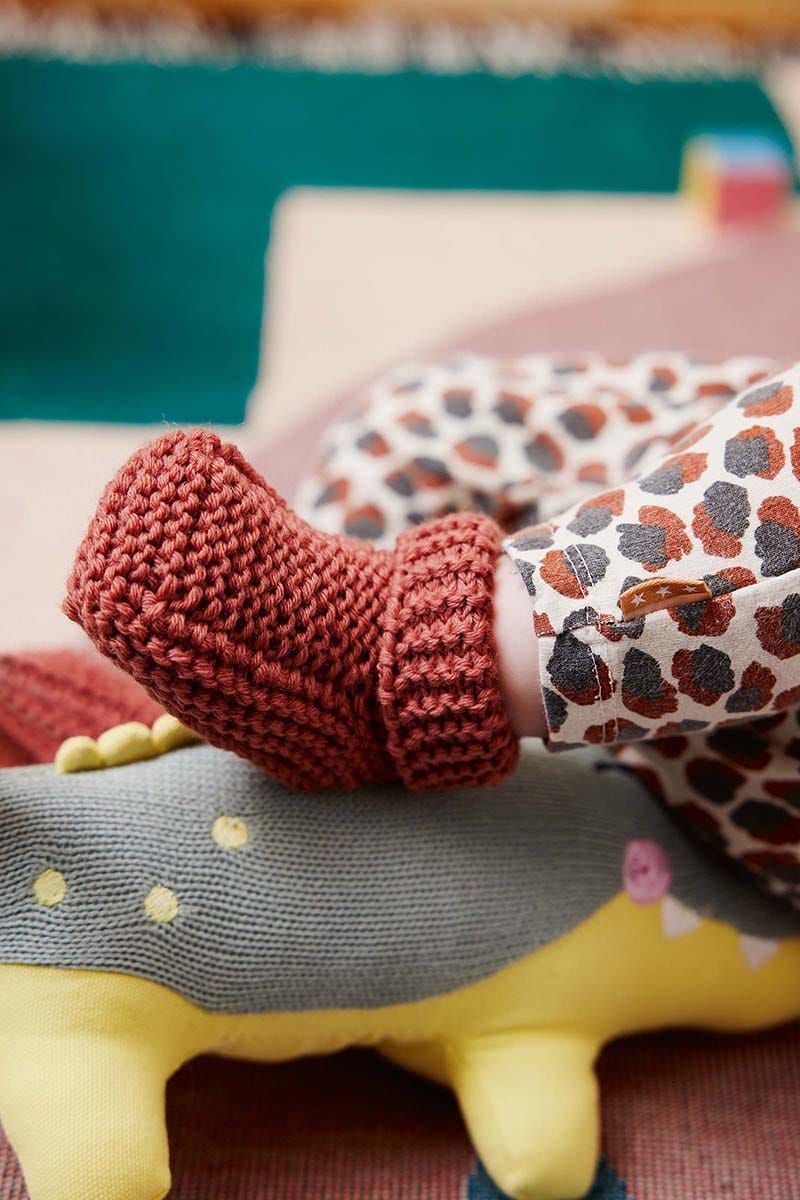 Lang Yarns Knitting Pattern KAYSA Bootees Pattern Bundle in Merino 200 Bébé by LANGYARNS | Punto 80-008