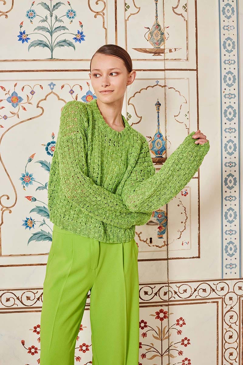 Lang Yarns Knitting Pattern KEEP SMILING Sweater Pattern Bundle in PRIDE by LANGYARNS | WOOLADDICTS #10-011