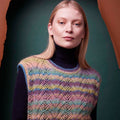 Lang Yarns Knitting Pattern KELSEY Slipover Pattern Bundle in AURORA | FATTO A MANO 286
