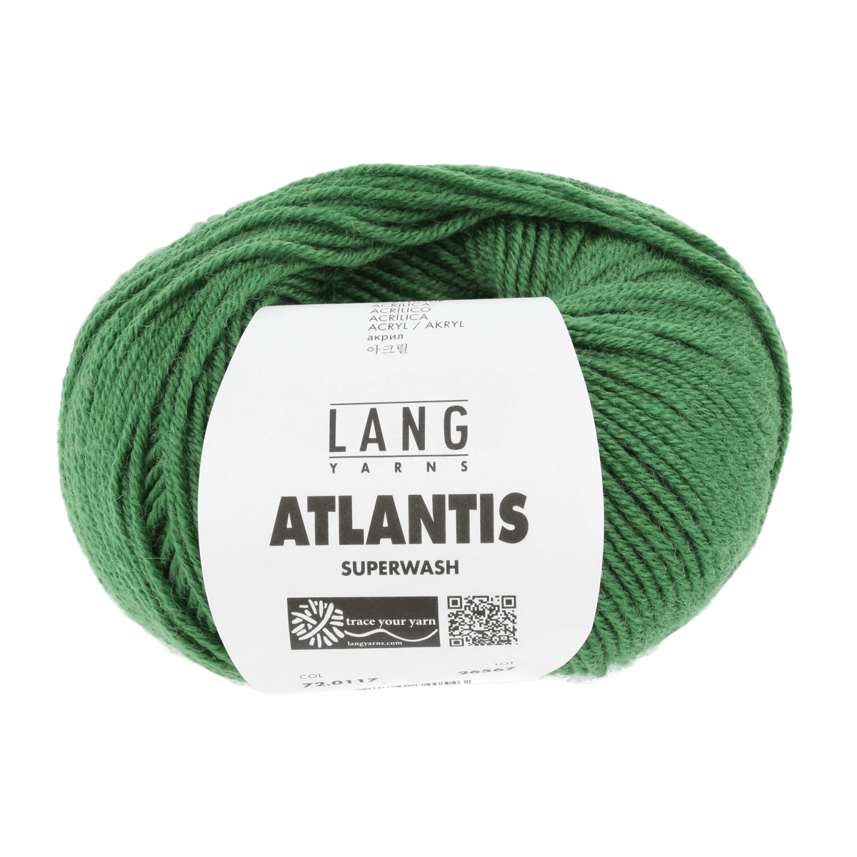 Lang Yarns Knitting Pattern KG - 2 balls / grass 72.0117 Hat Pattern Bundle in ATLANTIS by LANGYARNS | Punto 41-005