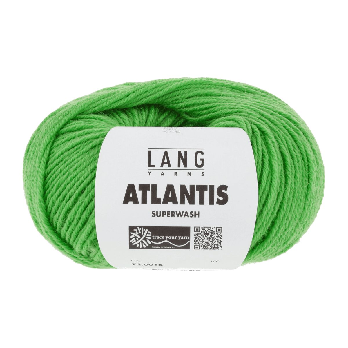 Lang Yarns Knitting Pattern KG - 2 balls / light green 72.0016 Hat Pattern Bundle in ATLANTIS by LANGYARNS | Punto 41-005