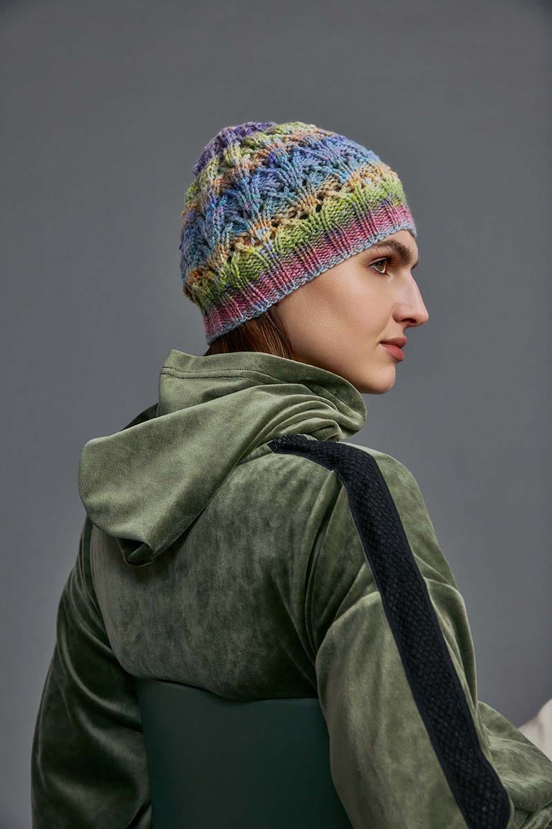 Lang Yarns Knitting Pattern KIKI Hat Pattern Bundle in Magnolia by LANGYARNS | Punto 088