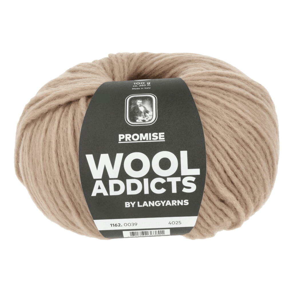 Lang Yarns Knitting Pattern Ladies Size - 0.5 ball / CAMEL 1162.0039 DIVERGING TRAILS Wristwarmers Pattern Bundle in Promise by LANGYARNS | WOOLADDICTS #15-043