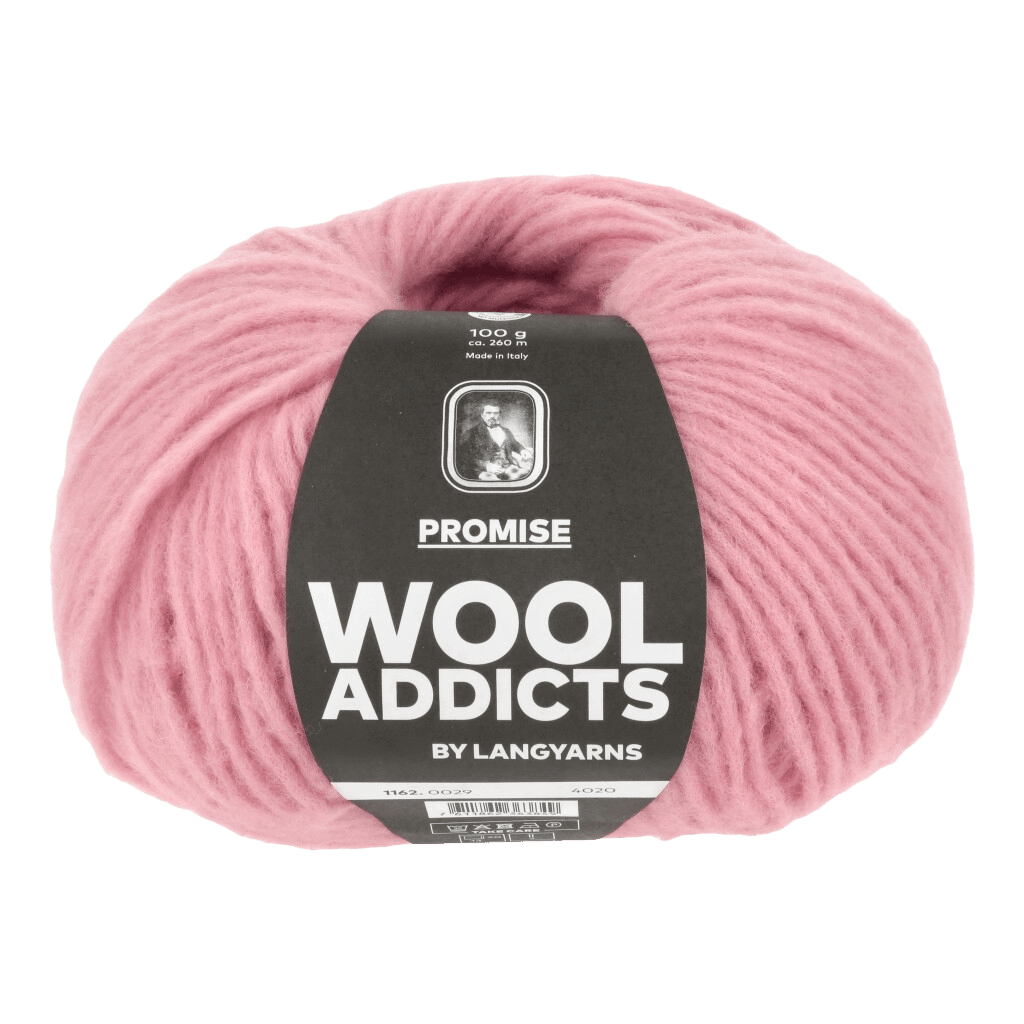 Lang Yarns Knitting Pattern Ladies Size - 0.5 ball / MELON 1162.0029 DIVERGING TRAILS Wristwarmers Pattern Bundle in Promise by LANGYARNS | WOOLADDICTS #15-043