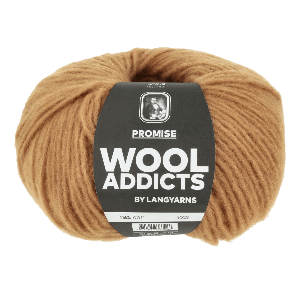 Lang Yarns Knitting Pattern Ladies Size - 1 ball / COGNAC 1162.0011 SKYBORN Crochet Hat Pattern Bundle in Promise by LANGYARNS | WOOLADDICTS #15-010