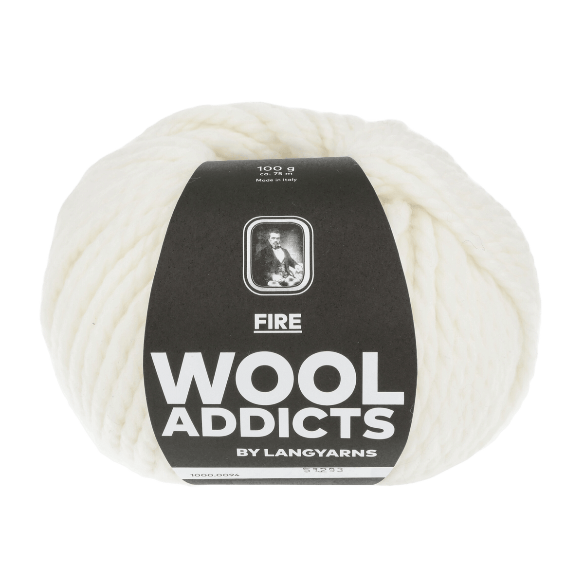 Lang Yarns Knitting Pattern Ladies Size- 1 ball / OFFWHITE 1000.0094 MEMORY PALACE Hat Pattern Bundle in Fire by LANGYARNS | WOOLADDICTS #15-024