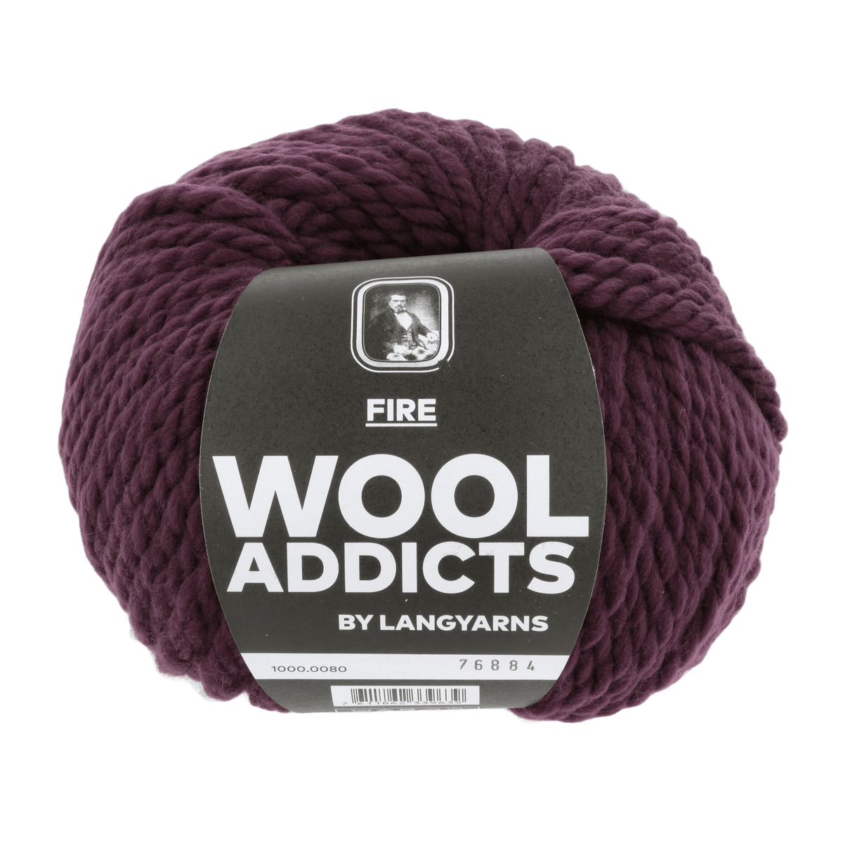 Lang Yarns Knitting Pattern Ladies Size - 2 balls / DAMASK 1000.0080 HIGH HOPES Hat Pattern Bundle in Fire by LANGYARNS | WOOLADDICTS #15-004