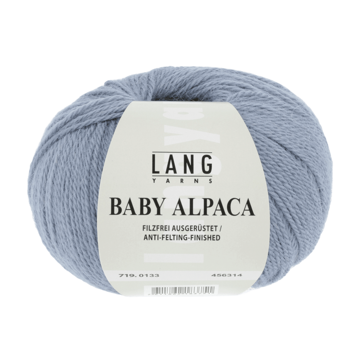 Lang Yarns Knitting Pattern Ladies Size - 2 balls / light jeans 719.0133 ELKE Hat Pattern Bundle in Baby Alpaca by LANGYARNS | Fatto a Mano 286-005